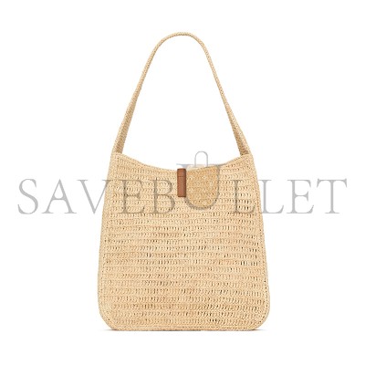YSL LE 5 À 7 SUPPLE LARGE IN RAFFIA 785381GAAEZ2791 (35*30*10cm)